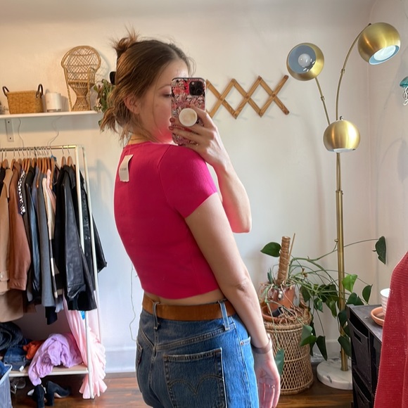 BOGO! NWT Forever 21 Short Sleeve Cropped Sweater - Picture 4 of 7